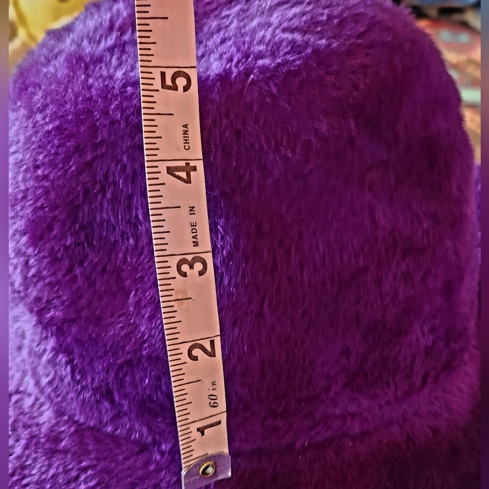 60s LORD & TAYLOR Purple Mohair Soft Luxury MISS ALICE Hollywood Movie Star Hat - Picture 3 of 16